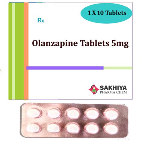 Olanzapine 5mg Tablets Manufacturer Exporter And Supplier From Gujarat