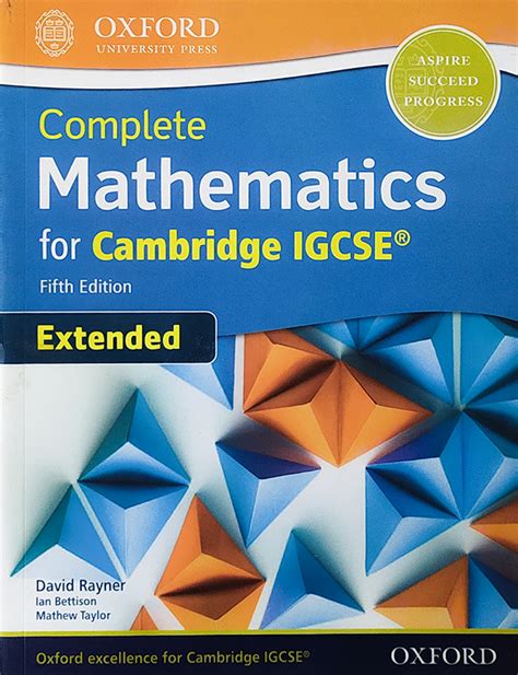 Complete Mathematics For Cambridge Igcse Student Book Extended Core