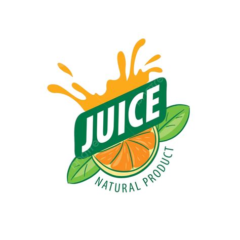 Logo Of Fresh Juice Vector Yellow Background Vector Vector Yellow