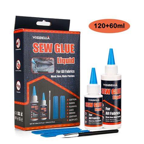 Visbella Sew Glue Liquid Kit Secure Stitch Liquid Sewing Solution Multi Purpose Ebay