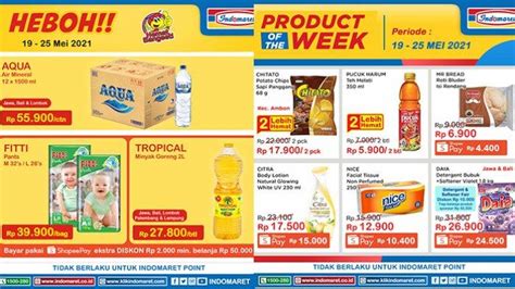 Promo Indomaret Harga Heboh Terbaru Mei Popok Rp