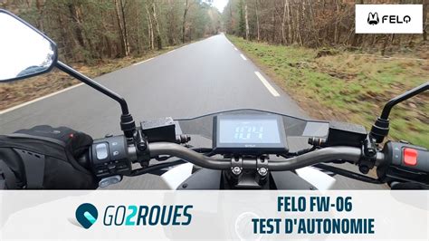 Test d autonomie réelle Scooter Electrique Felo FW 06 YouTube