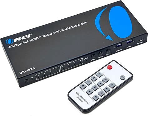 Orei K Earc Hdmi Matrix Switch X Switcher With Audio Extractor