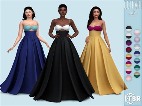 Brynn Dress Aimee Dress Danielle Dress Miranda Dress Sims 4 Mods