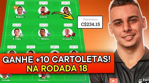 TIME PARA VALORIZAR 10 CARTOLETAS NA RODADA 18 CARTOLA FC 2021 YouTube