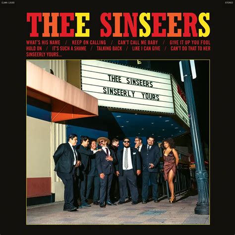 Thee Sinseers Sinseerly Yours Vinyl Lp Cd Rough Trade