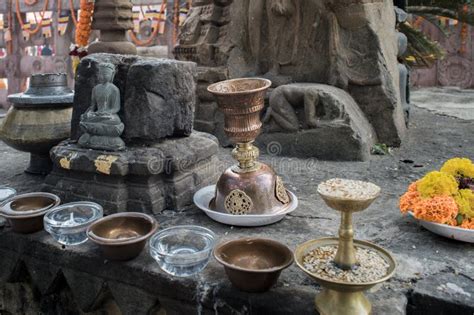 Rituals in Tibetan Mythology at Maha Bodhi Complex Stock Image - Image ...