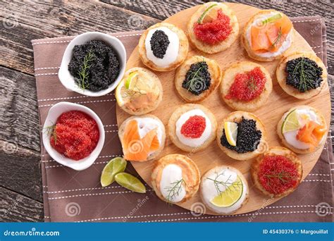 canapes finger food stock photo image  board cuisine