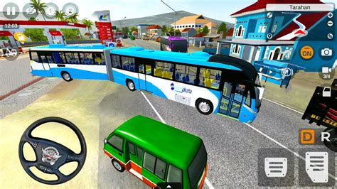 Double Length Bus Driving On Highway Bus Simulator Indonesia Bussid