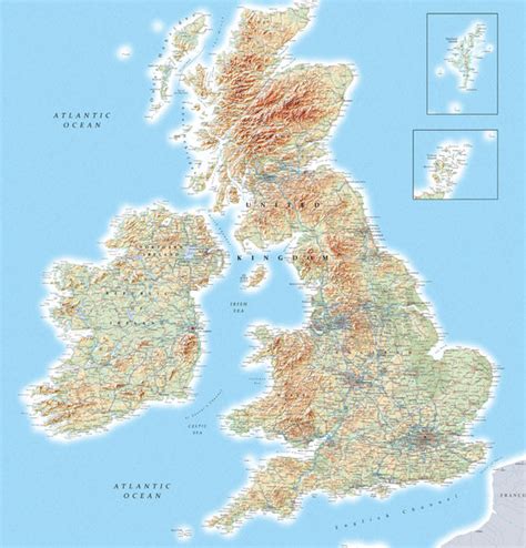 √ British Isles River Tay Map