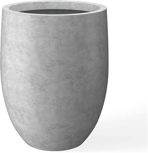 Amazon Kante 21 7 H Natural Concrete Tall Planter Large Outdoor