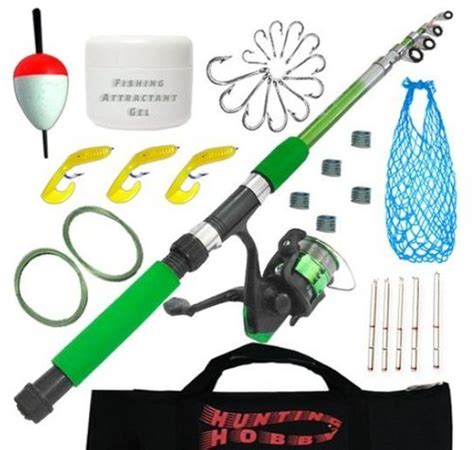 Fishing Spinning Rod Reel Complete Combo Beginners Kit At Best Price