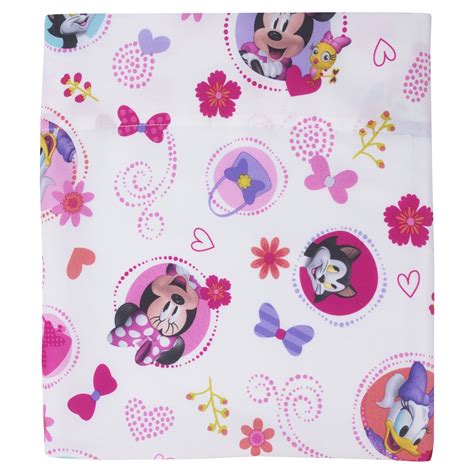 Disney Minnie Mouse 4 Piece Happy Helper Toddler Bedding Sets Toddler