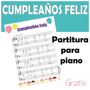 Total Images Partitura De Feliz Cumplea Os En Piano Viaterra Mx