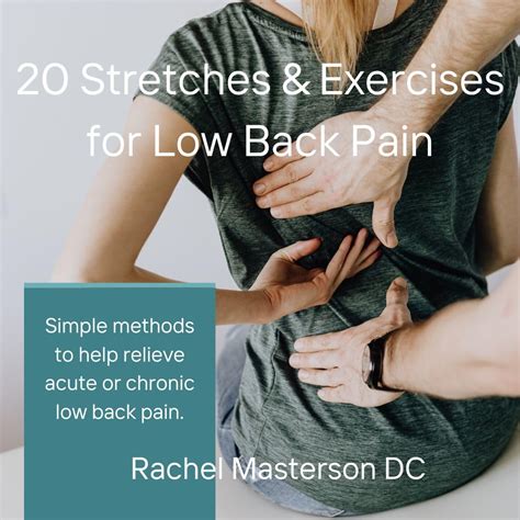 20 Stretches & Exercises for Low Back Pain: Simple methods to help ...