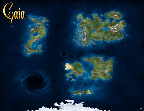 Gaia World Map by Blazbaros on DeviantArt