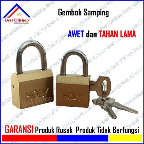 Jual Gembok Koper Lemari Tas Pintu Laci Cat Kuning Kunci Samping Mini