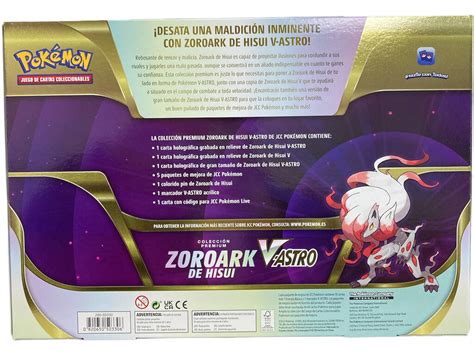 Pokémon TCG Colección Premium Zoroark De Hisui V Astro Bandai PC50330