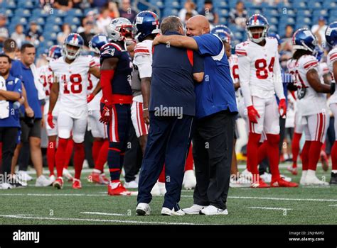 Foxborough Ma August 11 New England Patriots Head Coach Bill