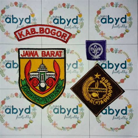 Jual Bet Badge Logo Dan Lokasi Bordir Seragam Pramuka Pns Pria Atau