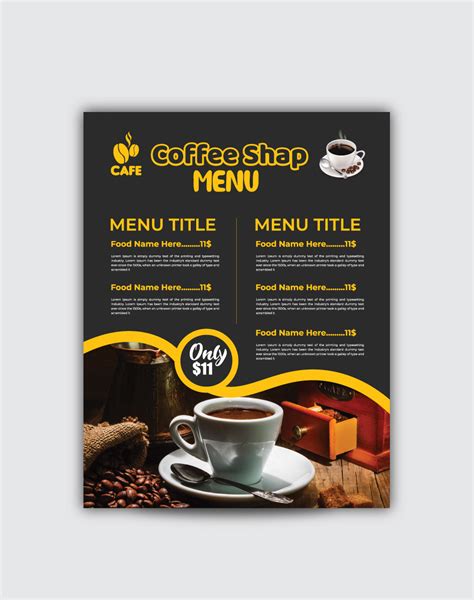 Coffee Menu Design :: Behance