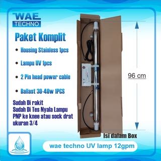 Jual Lampu Uv 12 Gpm Lampu Uv Lokal 12 Gpm Lampu Steril Uv Lokal