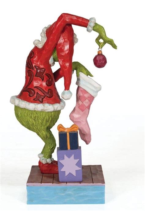 Grinch Stealing Ornaments Figurine Jim Shore Dr Seuss