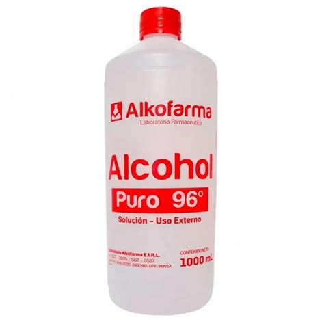 ALCOHOL LÍQUIDO 96 1 LITRO ALKOFARMA Force