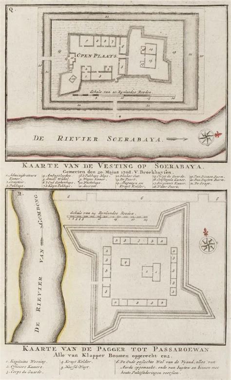 An Old Map Shows The Location Of Several Buildings In Different