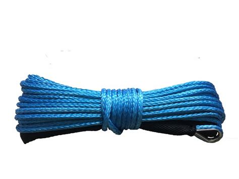 Linha de guincho sintético para veículos 4mm x 12m fibra de uhmwpe