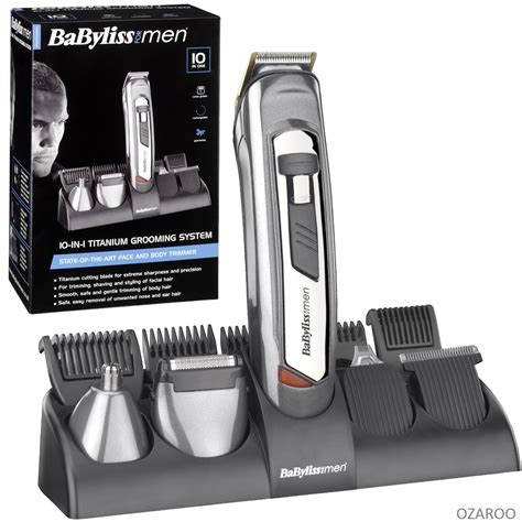 NEW Babyliss 7235U 10 IN 1 Rechargeable Hair Grooming Trimmer KIT ...