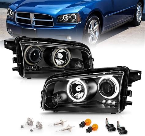 Amazon AmeriLite For 2006 2010 Dodge Charger Dual Xtreme LED Halo