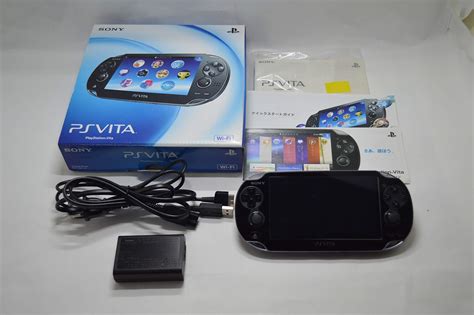 PlayStation Vita プレイステーション ヴィータ 3G Wi Fiモデル クリスタルブラック 限定版 PCH 1100AB01