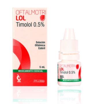 Timolol 0 5 Solución Oftálmica Estéril X 5 ml Farma Prime