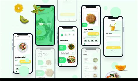 Figma Food Delivery Mobile App Design UI4Free