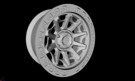 3d Model Wheel Fuel Off Road Covert Model D694 Vr Ar Low Poly