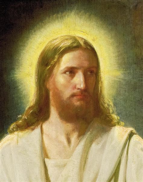 Head Of Christ Painting By Carl Heinrich Bloch Pixels