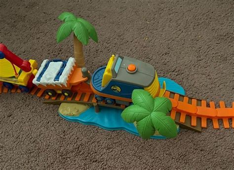 Vtg Nickelodeon Talking Go Diego Go Train Set And Accessories Tested