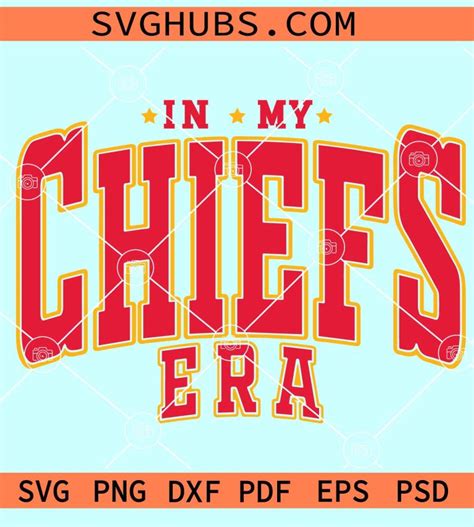 In My Chiefs Era SVG Retro Chiefs SVG KC Chiefs SVG