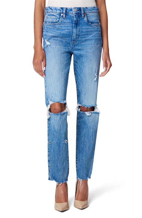 Blanknyc Lexington 90s Ripped Straight Leg Jeans Editorialist