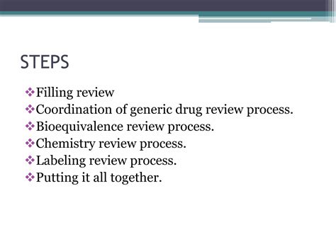 Anda Regulatory Approval Process Ppt