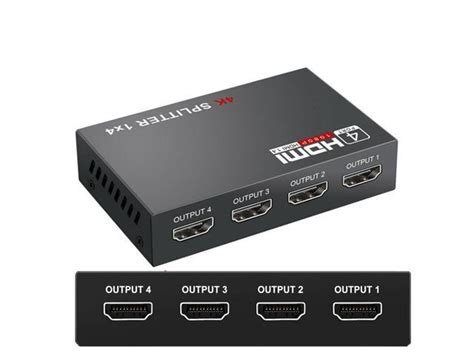 4 Port Hdmi Switch 4kestone 4x1 Switcher Support 4kx2k30hz 3d Hdr