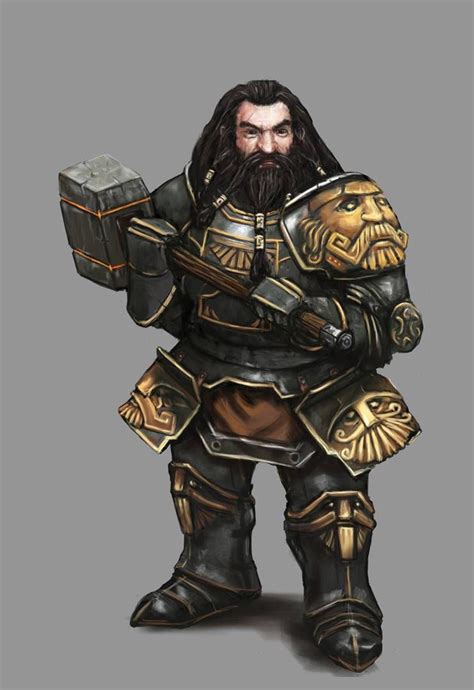 Dwarven Paladin Algadon By Seraph777 Fantasy Dwarf Dwarf Paladin