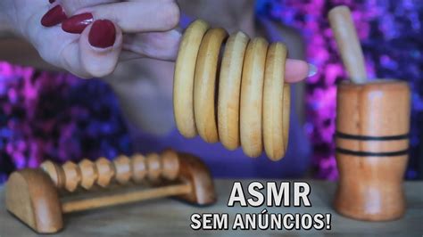 ASMR Sons de madeira para relaxar e dormir SEM FALA E ANÚNCIOS