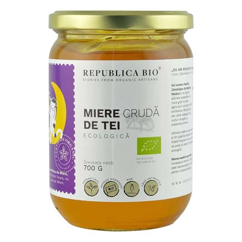 Miere De Tei Ecologica Cruda G Republica Bio Farmacia Tei Online