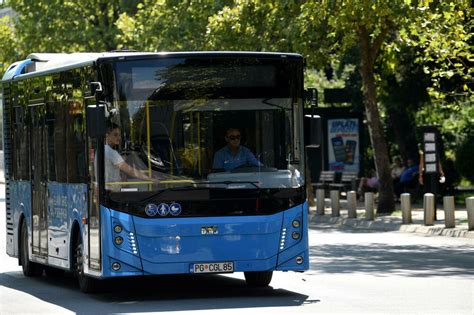 Podgorica Na Liniji Autobuska Stanica Berska Ulica Od Ponedjeljka