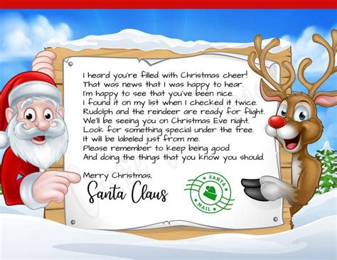 The Cutest Letters From Santa Cassie Smallwood Santa Letter Santa