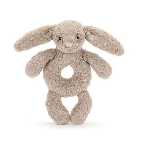 Jellycat Bashful Ring Rattle Hazel And Fawn