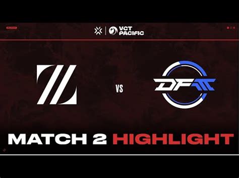 ZETA Vs DFM VCT Pacific Week 4 Day 2 YouTube