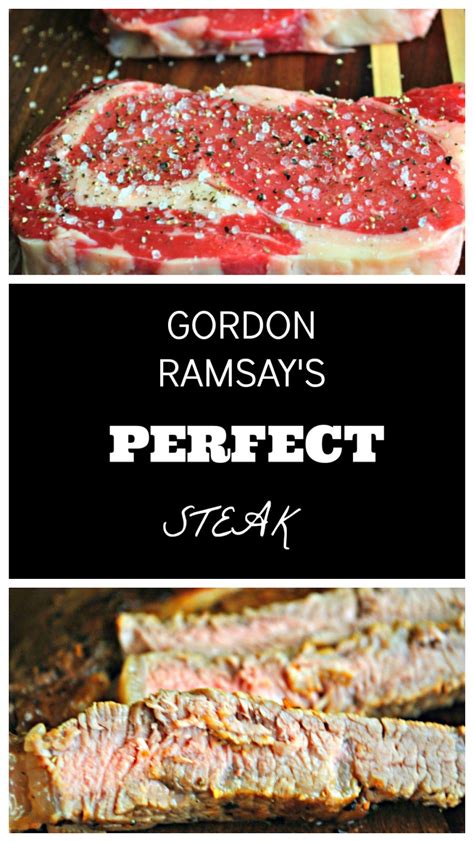 Gordon Ramsay Perfect Steak Method Recipe Cooking The Perfect Steak